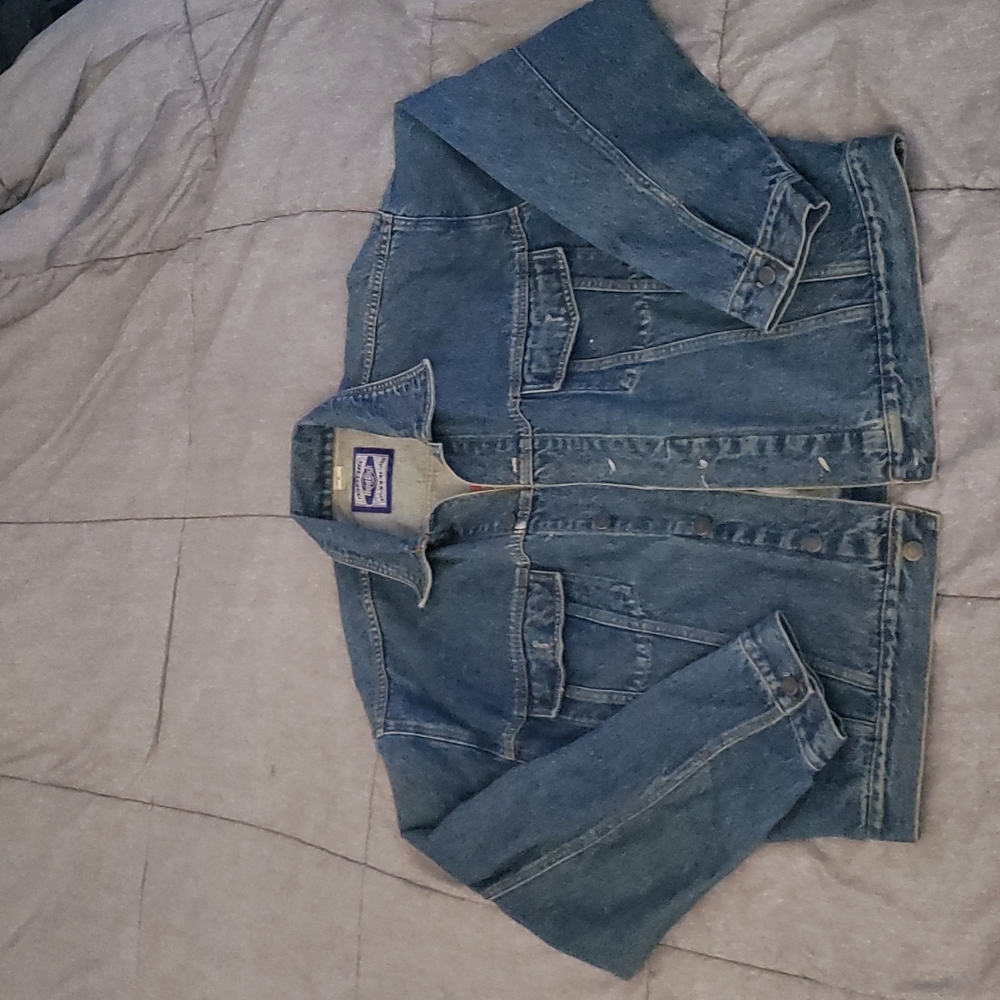 Vintage hard rock denim jacket